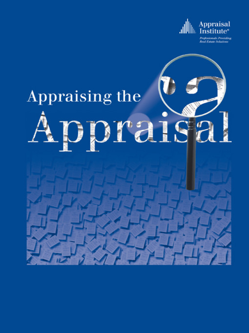 Title details for Appraising the Appraisal by Richard Sorenson - Available